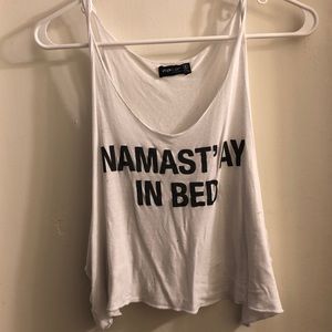 Namast’ay in bed tank
